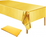 Kuldne laudlina 137x274 cm, metallist, &uuml;hekordne, peoks