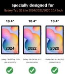 Timovo &uuml;mbris, &uuml;hildub Galaxy Tab S6 Lite 2024/2020/2022-ga, 90 kraadi p&ouml;&ouml;ratava alusega kaitse&uuml;mbris S Pen hoidjaga, automaatse une/&auml;rkveloleku funktsiooniga &uuml;mbris Galaxy Tab S6 Lite 10.4-tollisele tahvelarvutile, tumesinine