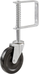 Select Hardware 9785 vedruga koormusega v&auml;rava rullik - must