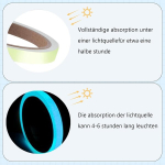 Caij 6 rulli fluorestseeruvat teipi, neoonteip v&auml;litingimustes, veekindel helendav teip 5 m x 10 mm, m&auml;rgistusteip, hoiatusteip, helendav teip treppidele, seintele, Halloweeni peo kaunistused