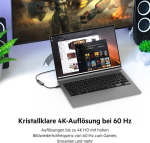 Belkin hdmi displayport adapter dp 1.2 hdmi 2.0 muundur 4k monitorile 60 hz hdr 10-ga, &uuml;hildub hdcp 2.2 &uuml;hesuunalise avc011btsgy-bl must 0.7ft