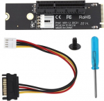1 komplekt M.2 Key M kuni Pci-e 4x adapterikaart, &uuml;hildub Windowsi, Linuxi ja Maci s&uuml;steemidega, M.2 kuni Pci-e 4x t&otilde;usukaart