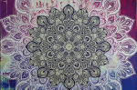 Goldbeing India mandala seinavaip, seina riputus, lill, ps&uuml;hhedeelne, boheemlaslik, boho stiilis, dekoratiivne drapeerimine, voodikate