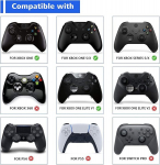 Extremerate metallist p&ouml;idlakangid Xbox Series X/s-ile, ringimustriga alumiiniumist analoogkangid Xbox One S/x-ile, asendusjoystick Xbox One Standard/elite V1 kontrolleri tarvikutele - sinine