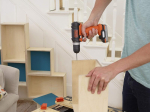 Black+decker 12 V akutrell-kruvikeeraja 1 akuga 1,5 Ah Usb, 1 aku