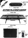 Charmline 34 x 23 cm kokkupandav kaasaskantav s&ouml;egrill, v&auml;ike telkimise s&ouml;egrill, piknikugrill, bbq grill v&auml;litingimustes, sobib aedadesse, randadesse, muruplatsidele ja lauaplaatidele, must