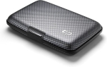&Ouml;gon -designs- alumiiniumist kaardihoidja, rfid kaitse pettuste ja demagnetiseerimise vastu, kompaktne rahakott, mudel smart case stockholm v1, printed carbon effect taffeta, standardsuurus, kaasaegne