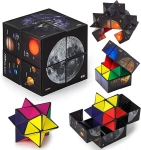 Star Magic Cube 2 in 1 - maagilised star cubes t&auml;histaevaga, 3d puslekuubik, dekompressioonim&auml;nguasi lastele ja t&auml;iskasvanutele