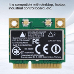 Qca9377 Mini Pci-e juhtmevaba kaart, kaheribaline 2.4g/5ghz v&otilde;rgukaart, &uuml;hildub Windows 7 10, 433mbps Wifi Mini Pci-e kaart lauaarvutile, s&uuml;learvutile, t&ouml;&ouml;stusliku juhtimise kaart