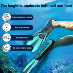 Mizikuu snorgeldamisrinnad t&auml;iskasvanutele, reguleeritavad laste ujumisrinnad, reisisuuruses rinnad snorgeldamiseks ujumiseks, sukeldumiseks, 42-47, rohelised