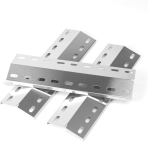 Gftime 39,5 x 12,5 cm roostevabast terasest universaalne p&otilde;leti kate Enders Kansas 3 & 4, Landmann Triton 2.1, 3.1 & 4.1, Landmann Avalon & Grillchef 12739, Tepro Toronto, Charbroil Performance, 3 tk