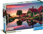 Pusle puidust majade ja tuuleveskiga Clementoni Zaanse Schans, 31734, 1500 tk.