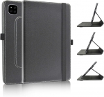 Jrtal &Uuml;hildub Agm Pad P2 &uuml;mbrisega, 360&deg; p&ouml;&ouml;ratav kunstnahast kaitse&uuml;mbris koos statiivifunktsiooniga Agm Pad P2 Android 14 tahvelarvutile 11 tolli (ei sobi teistele mudelitele) - must