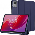 Bighan &uuml;mbris, &uuml;hildub 11-tollise lenovo tab m11 2024-ga, &uuml;li&otilde;huke ja kerge nutikas &uuml;mbris - sinine