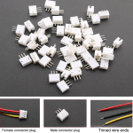 Vissqh 50 paari Jst 1.5 Zh 3 kontaktiga isas- ja emas&uuml;henduspistikud, Jst pistikud, 150 mm 28awg kaabliga, mini micro Jst Zh 3 kontaktiga kaabli pesa ja emane