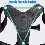 Sgqtgimu mootorratta kiivri l&otilde;ua kinnitus action-kaameratele &ndash; &uuml;hildub hero 13/12/11/10/9/8/7/6, insta360, dji osmo action, uvm libisemiskindel silikoon, reguleeritav, sisaldab j-konksu ja kruvisid