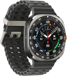 Giopuey kaitsev r&otilde;ngas, &uuml;hildub Samsung Galaxy Watch Ultra 47 mm-ga, raami r&otilde;ngas, raami stiil, raami kaitse&uuml;mbris, alumiiniumisulamist metallist kaitsev r&otilde;ngas - E-black