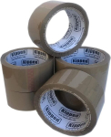 Kippen 9004a1 - pruun pakketeip, 6 rulli pakendis, m&otilde;&otilde;dud 50 m x 48 mm