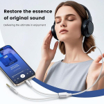 Moswag usb c kuni 3.5 mm audio aux kaabel, type c kuni dual 3.5 mm k&otilde;rvaklappide stereo kaabel, audio y kaabli pesa 3.5 mm &uuml;hildub k&otilde;rvaklappide, auto, kodu stereok&otilde;lariga