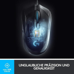 Logitech G403 m&auml;ngurihiir, hero 25k sensor, lightsync rgb, kerge 87 g + 10g valikuline, 25 600 dpi, kummist ribak&auml;epidemed, pc / mac - must