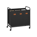 Pesukorv, SONGMICS RLS210B01, 69 x 40 x 91 cm, Must, Pesukorv, SONGMICS RLS210B01, 69 x 40 x 91 cm, Must