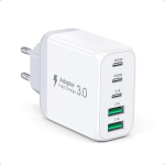 Usb c laadija, usb c laadimispistik, 50 w 5 pordiga usb c adapter, usb c mobiiltelefoni laadija pistik iphone 16 15 14 13 12 11, samsung galaxy s24 google, tahvelarvutile, android, kiirlaadija usb c laadija