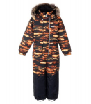 Lenne laste kombinesoon 180g Rock 24326 A*4540, oranž/must