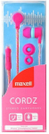 Maxell Cordz Pink roosad k&otilde;rvaklapid mikrofoniga
