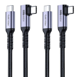 Sumpk 3 m Usb C 3.1 Gen 2 kaabel, 2 pakki, 100 W kiirlaadimiskaabel, 10 Gbps kiire andmeedastuskaabel, 4k 60 Hz video v&auml;ljundiga Pd-kaabel, &uuml;hildub monitori, Thunderbolt 3, Galaxy S21-ga