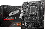 Msi pro b650m-b emaplaat, micro-atx - toetab amd ryzen 7000 seeria protsessoreid, am5 - ddr5 memory boost 6800+mhz/oc, 1 x pcie 4.0 x16, 1 x m.2 gen4, 2.5g lan