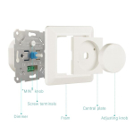Aroidful led dimmer 230 v, trailing edge dimmer 5&ndash;200 w valgusl&uuml;liti dimmerdatav 220&ndash;240 v dimmerl&uuml;liti dimmerdatavatele led lampidele, &uuml;hildub h&otilde;&otilde;glampide ja halogeenlampidega, m&auml;lufunktsiooniga