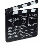 ( 2 pakki )Must Cinema klapplaud Hollywoodi filmi klapplaua stseeni dekokiri KxLxS: 26 x 30 x 30 cm