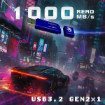 USB pulk Linkmore Nr770 1tb Usb 3.2 Gen2 m&auml;lupulk, lugemiskiirus kuni 1000 Mb/s, kirjutamiskiirus kuni 800 Mb/s