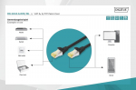 Cat6a S/ftp Etherneti kaabel 0,5m must