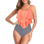 Naiste ujumisriietus Century, oranž v&auml;rv