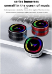 Dcnrinsr Tws Mini Stereo Heli Ei K&otilde;larit Luu Juhtivusega Led V&auml;rviline Valgus 1 komplekt Must