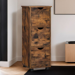 Vannitoakapp, VASAGLE BBK150X01, 30 x 30 x 80 cm, Rustikaalne Pruun