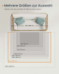 Vaip, SONGMICS HOME Vintage, 160 x 230 cm, akvamariinsinine, Vaip, SONGMICS HOME Vintage TAR033L01, 160 x 230 cm, akvamariinsinine