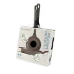 BergHOFF 3 dalių keptuvių rinkinys - Uqonic Downdraft serija su 24 cm ir 28 cm keptuvėmis bei suderintu dangčiu