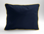 Puhast puuvillast Macosatin padjap&uuml;&uuml;r 70x80 tumesinine Premium