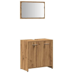 peegliga vannitoakapp Artisan Oak Engineered Wood CFE4037453