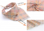 Elegant little tail S&uuml;gisene koerte bandana poistele t&uuml;drukutele v&auml;ikestele keskmistele suurtele koertele pidulik mugav koerte kaelasall reguleeritav ruudukujuline koerte bandana lemmikloomadele