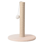 Kasside kraapimispuu Lean Scratching Post Tower, liivakarva, 40x30 cm