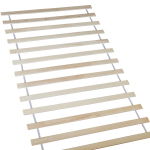 Voodilamellid, Puidust Voodid, 160x200 cm, Looduslik