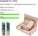 USB pulk 32gb Usb-m&auml;lupulk puidust karbiga