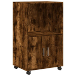 ratastel kapp, suitsutatud tamm, 55x40x91 cm, tehispuit CFE857639