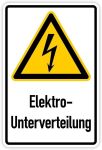 Kleeps hoiatus k&otilde;rgepinge "elektri alajaotus" m&auml;rge filmis&uuml;mbol vastavalt iso 7010 | suuruse valik, valmistatud saksamaal, suurus: 10 x 15 cm