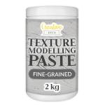 Creative Deco peene struktuurpasta 2 kg, hall modelleerimismass kunstiprojektideks, akr&uuml;&uuml;lv&auml;rvimiseks | Lihtne kasutada 3D-efektideks | Liivane struktuur