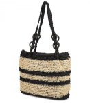 Boho raffia k&auml;ekott reguleeritava, paksema rihmaga 20872-uniw, unisize
