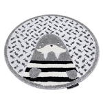 Laste vaip JOY Ring Walrus morsus, lastele - Struktuuriline, kahel tasemel fliis hall / koor